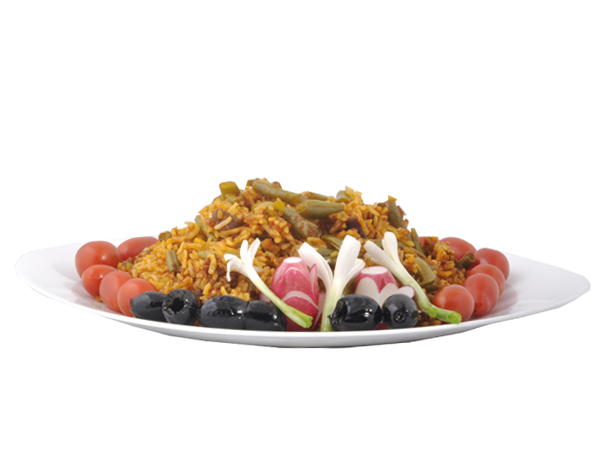 لوبیا پلو با دوغ