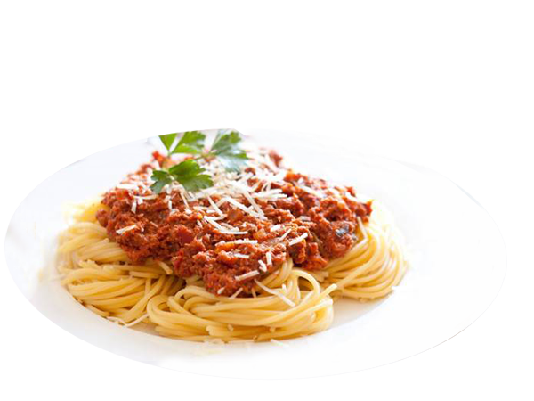 ماکارونی با گوشت چرخ کرده با دوغ ( ویژه دبستان )