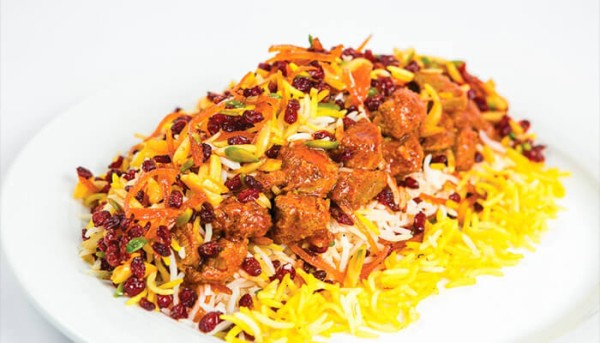 قیمه نثار با دوغ ( ویژه دبستان )